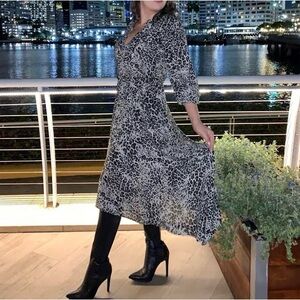 Banana republic showstopper cheetah dress